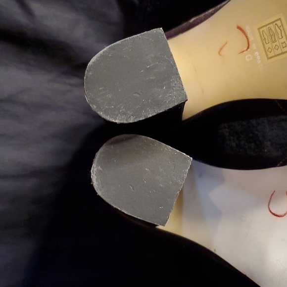 Aldo BROWN LEATHER PLATFORM PUMPS - Picture 5 of 5